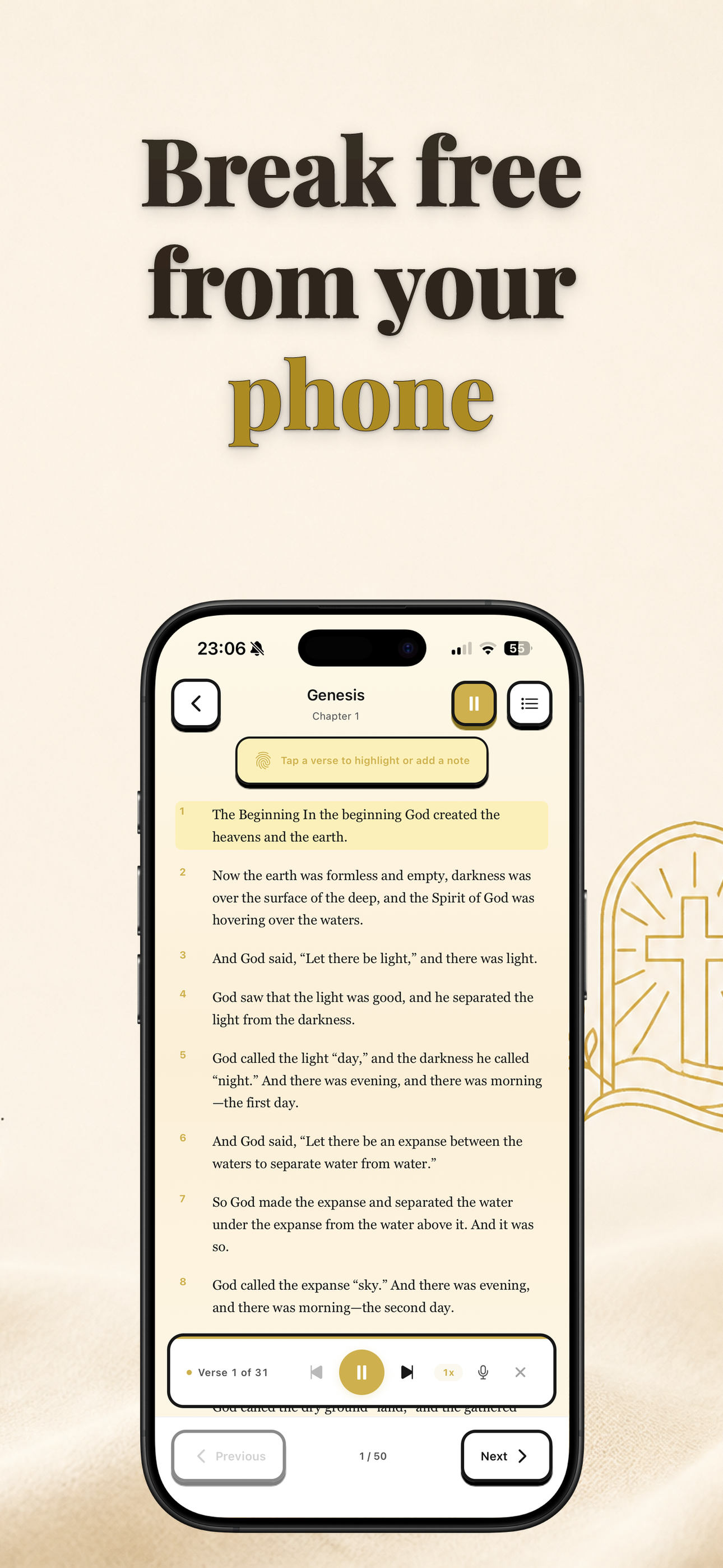 Chapelize: Bible & Focus Mode screenshot 3