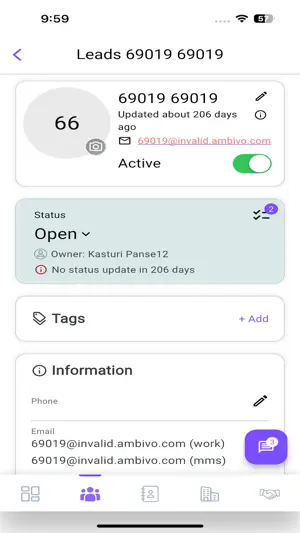 Ambivo CRM screenshot 3