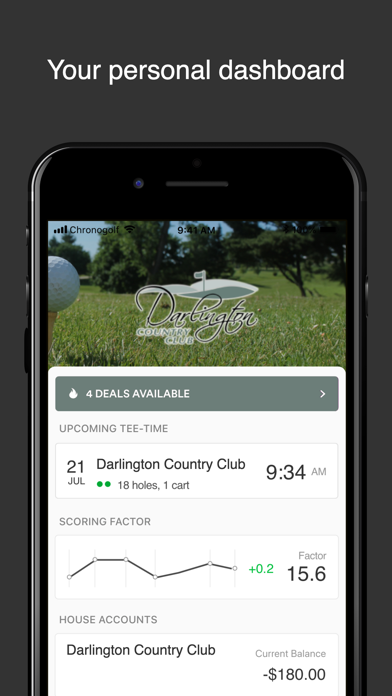 Darlington Golf Club iPhone screenshot 1 - Sports app