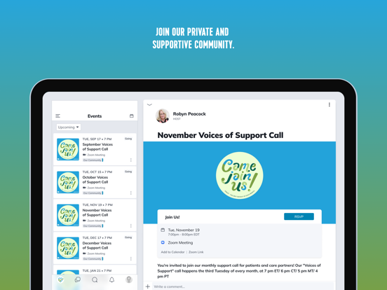 My Valve My Voice iPad screenshot 4 - Health & Fitness app