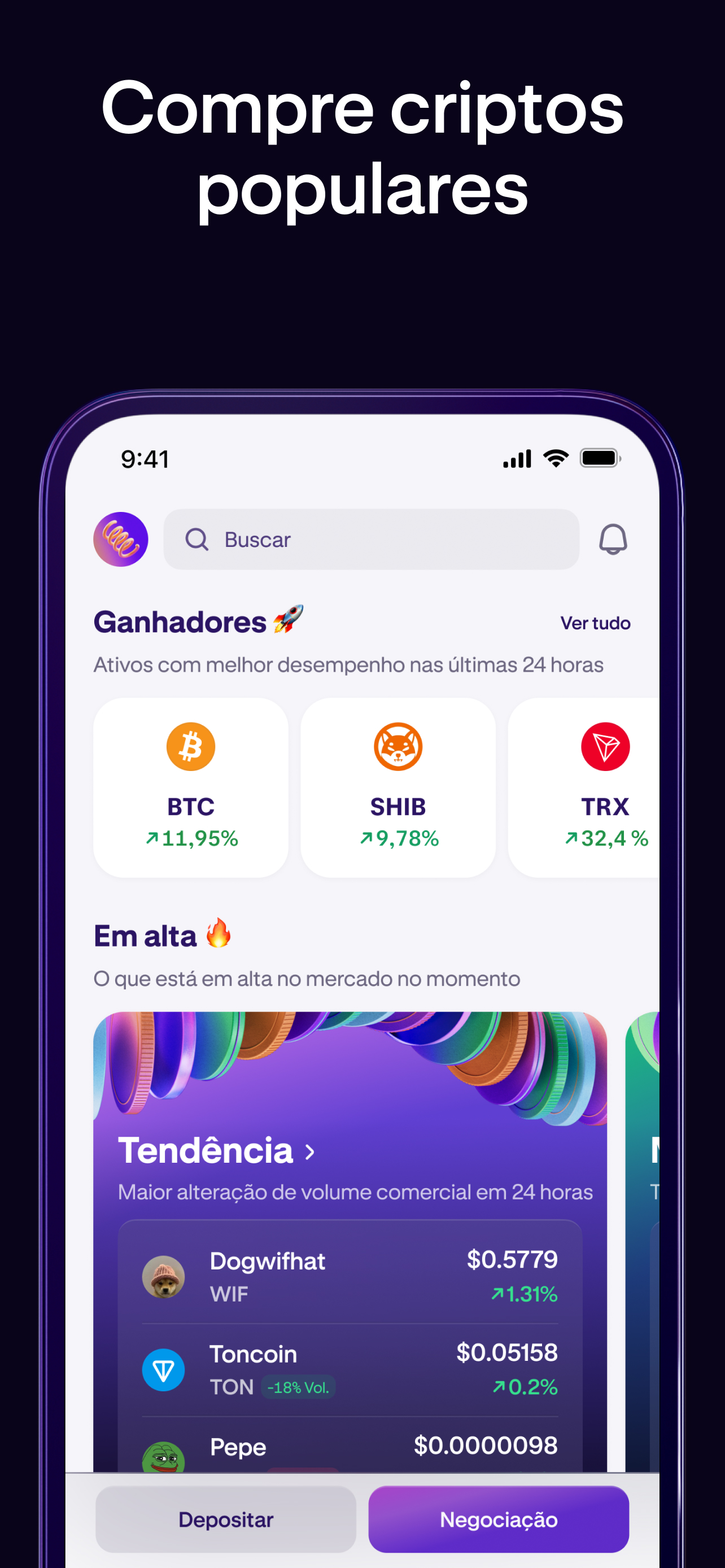 Kraken: Cripto e Bitcoin BTC