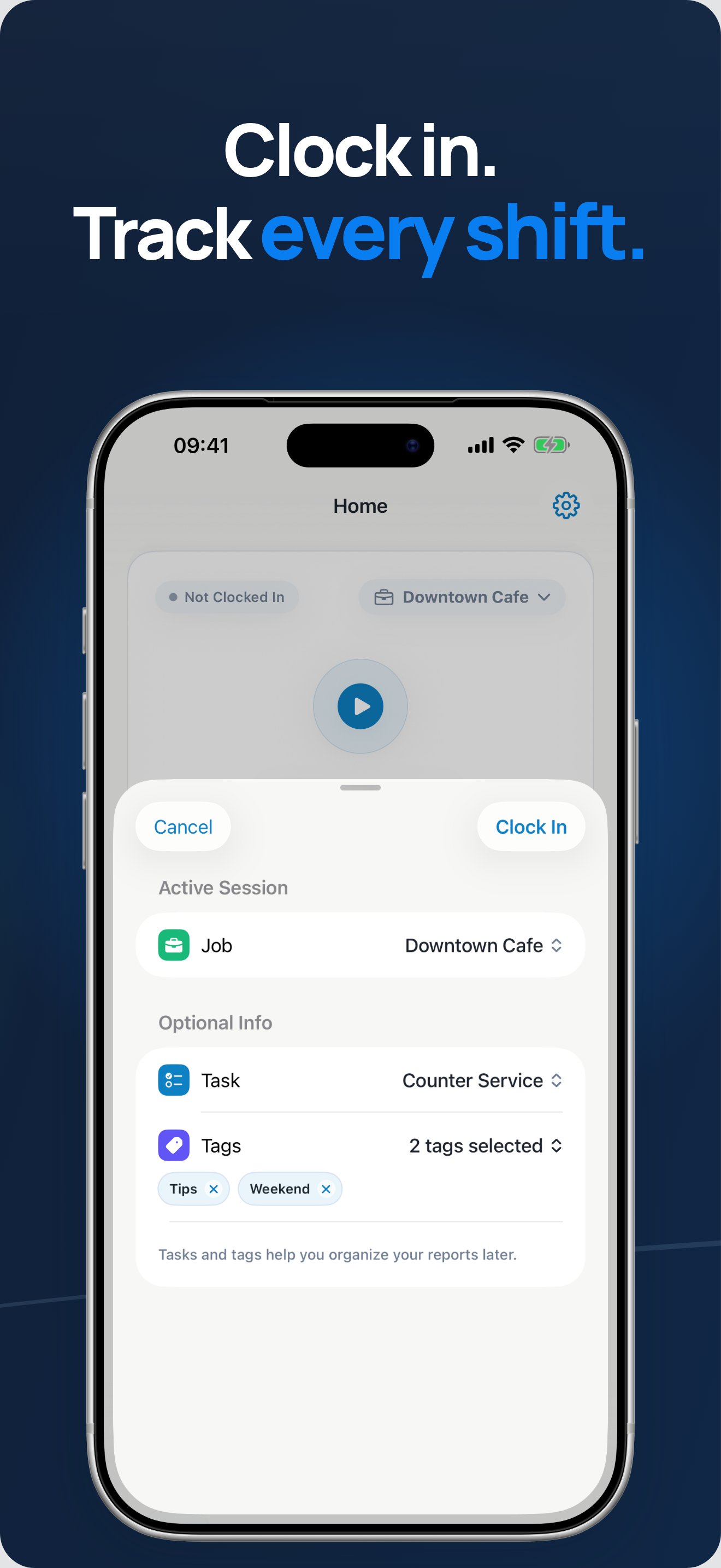 Hours Tracker - HoursKit screenshot 2