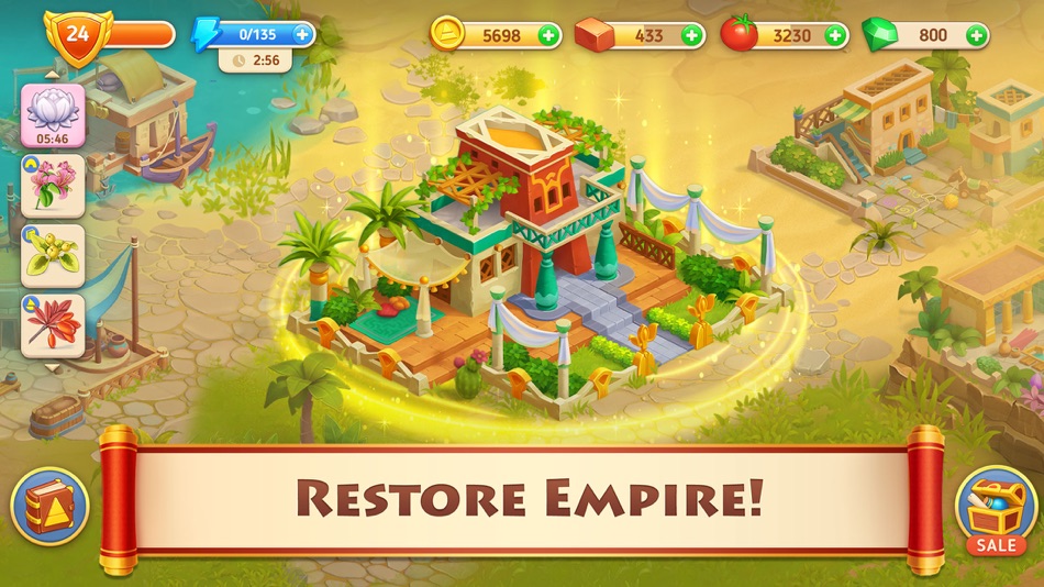 #3. Cradle of Empires・Match 3 game (iOS) 由: AWEM GAMES LTD
