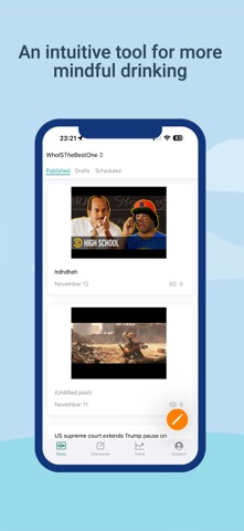 Blogspot for Google Blogger iPhone screenshot