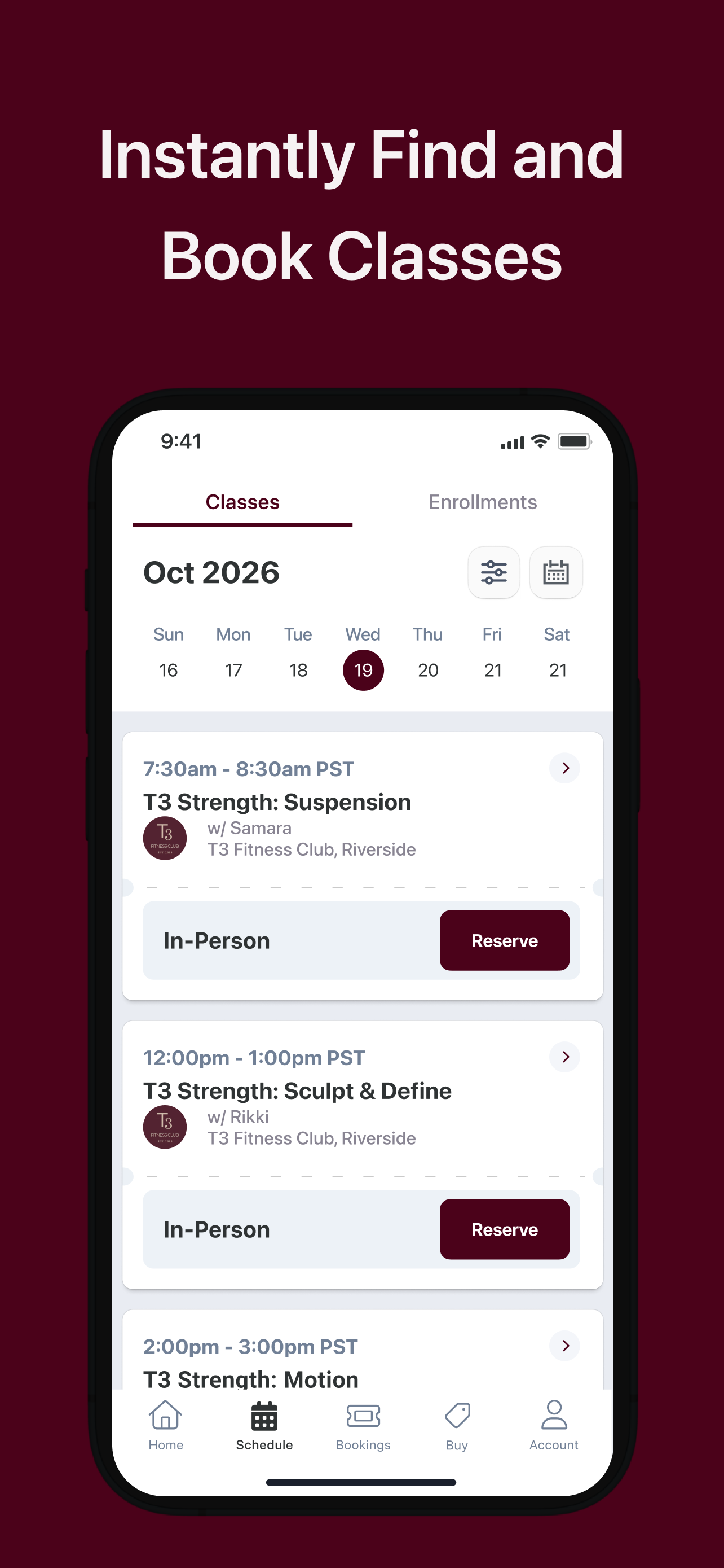 T3 Fitness Club screenshot 3