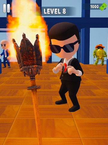 Crazy Airport Chaos: Slap Game iPad screenshot