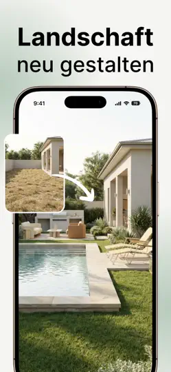 Screenshot von Garden AI: KI Garten Design auf dem iPhone 3