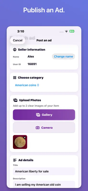 Hobbyclues: Sell old coins screenshot 4 of 6