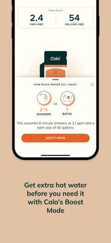 CalaWater iPhone screenshot