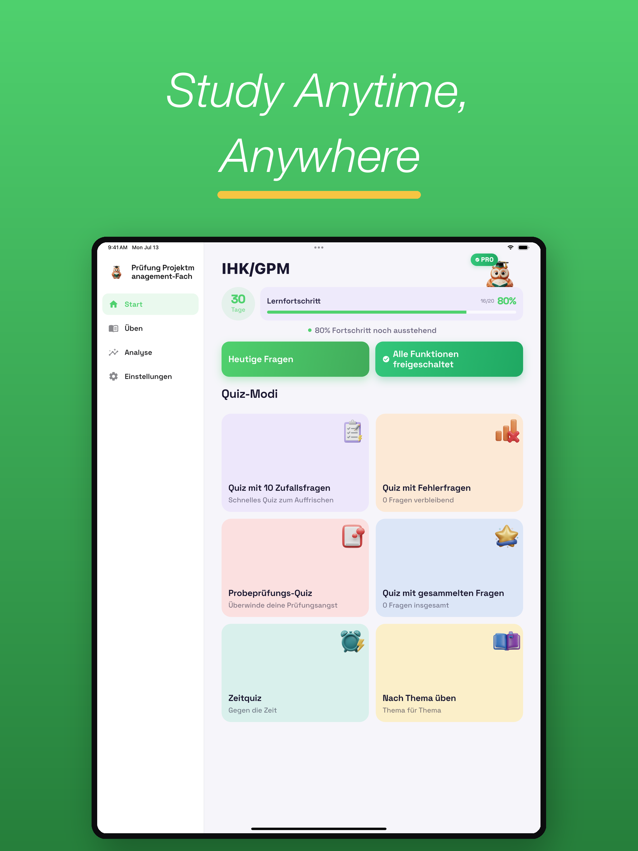 Prüfung Projektmanagement-Fach screenshot 8