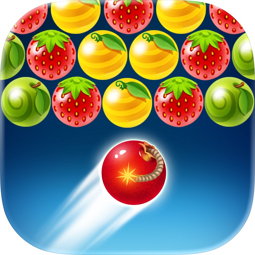 Apple App Store cover for Fruity Cat Pop: bubble shooter