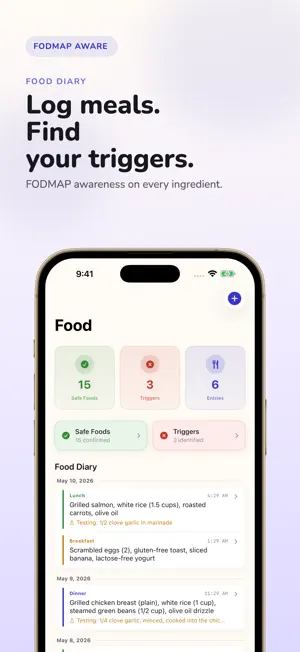 IBS & FODMAP Tracker - Soothe screenshot 2