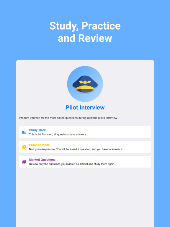 Screenshot #4 pour Pilot Interview