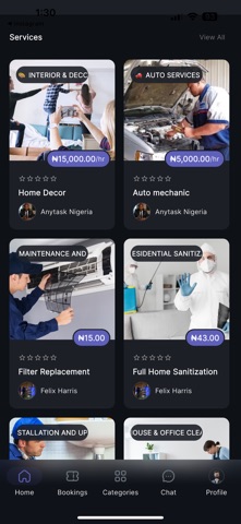 AnyTask: Service screenshot