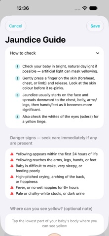 Nestling: Baby Tracker Screenshot 3 of 6