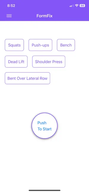 FormFix - Fix Exercise Posture screenshot 2