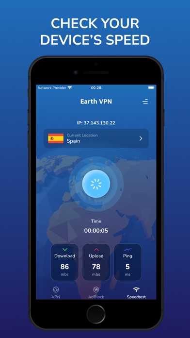 Earth VPN Screenshot