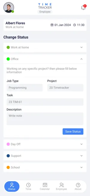 Appnet Timetracker screenshot 2