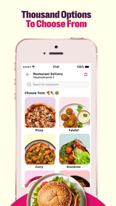 foodora Finland: Food delivery Screenshot