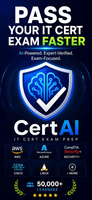CertAI: AWS CompTIA Exam Prep screenshot 1