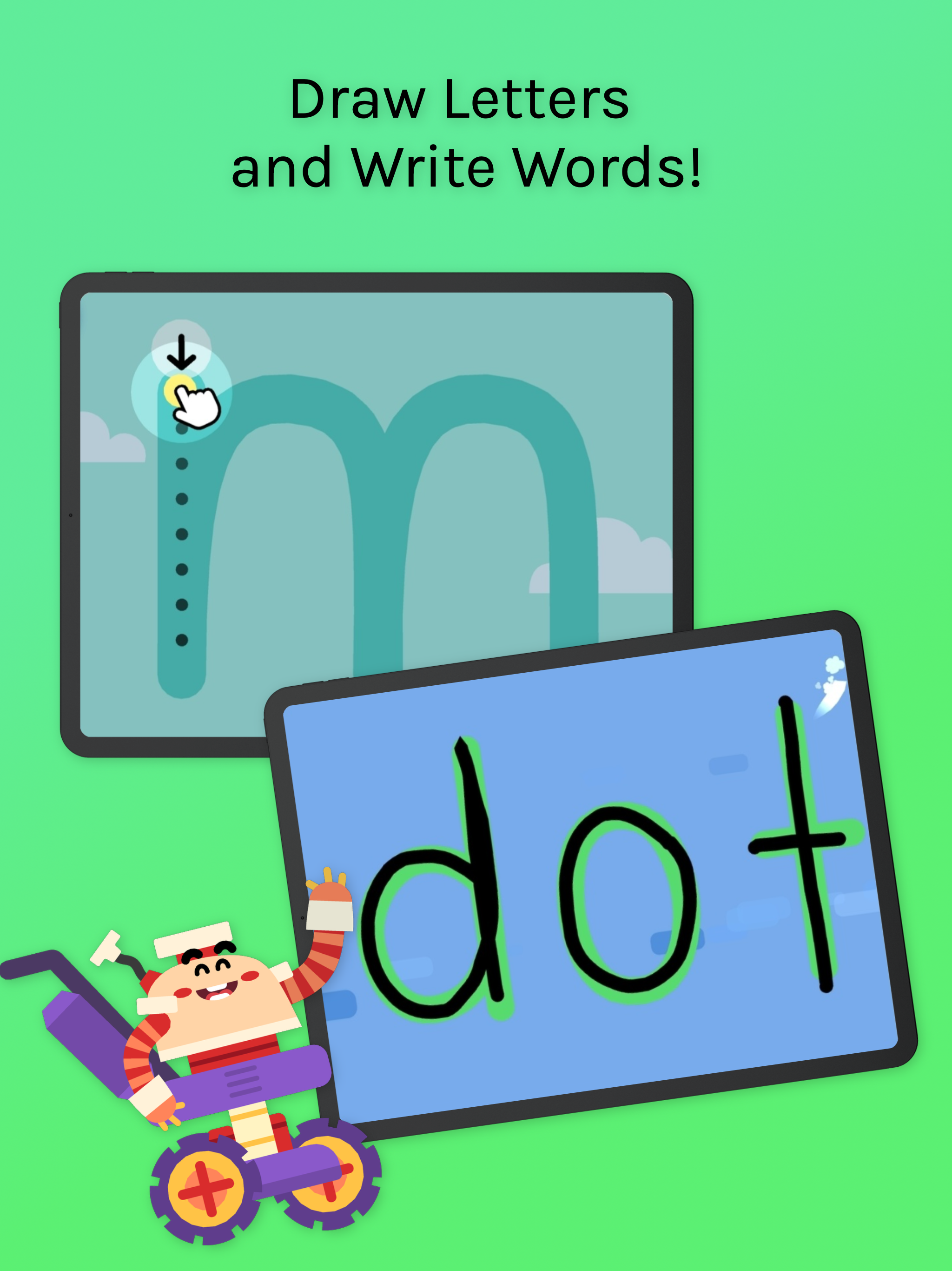 Robot Reading: Learning Games