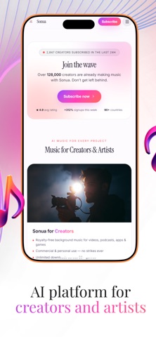 Sonua: Music Generator Screenshot 5 of 6