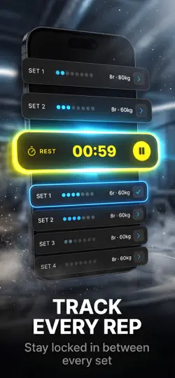 Captura de pantalla de RepX Workout en iPhone 6