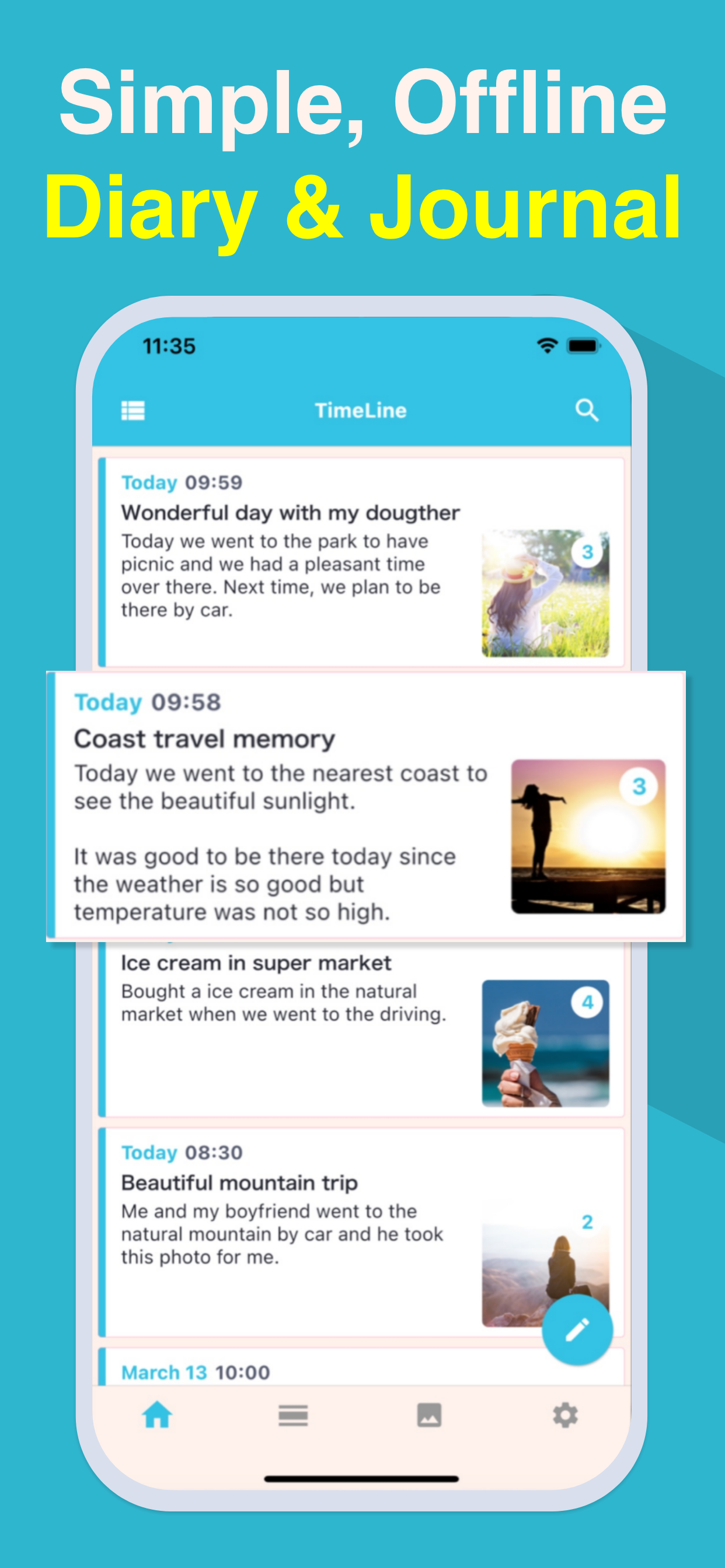 Memory - Diary & Journal app