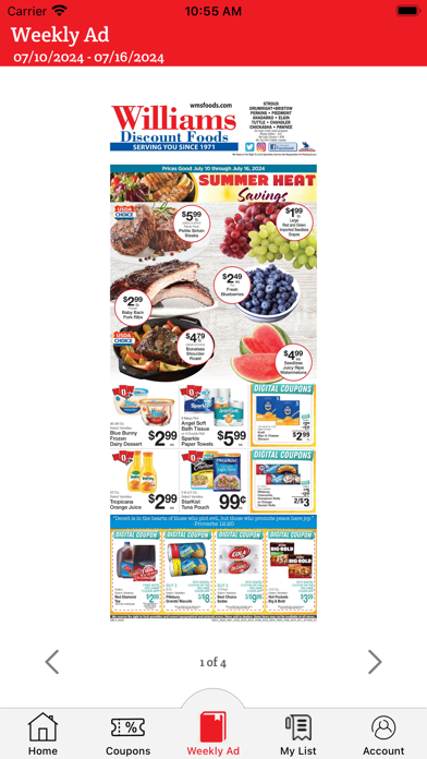 Williams Foods Screenshot