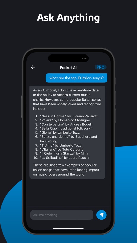 #4. Pocket AI - Ask Smart Chatbot (iOS) 由: Berkan Eksioglu