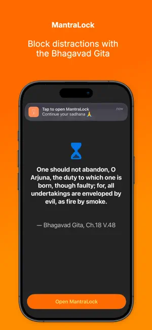 MantraLock: Bhagavad Gita screenshot 1