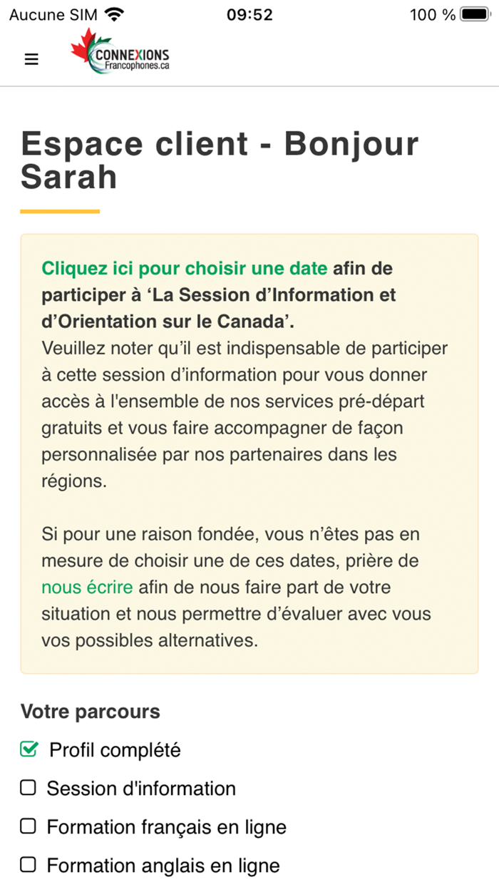connexions Francophones