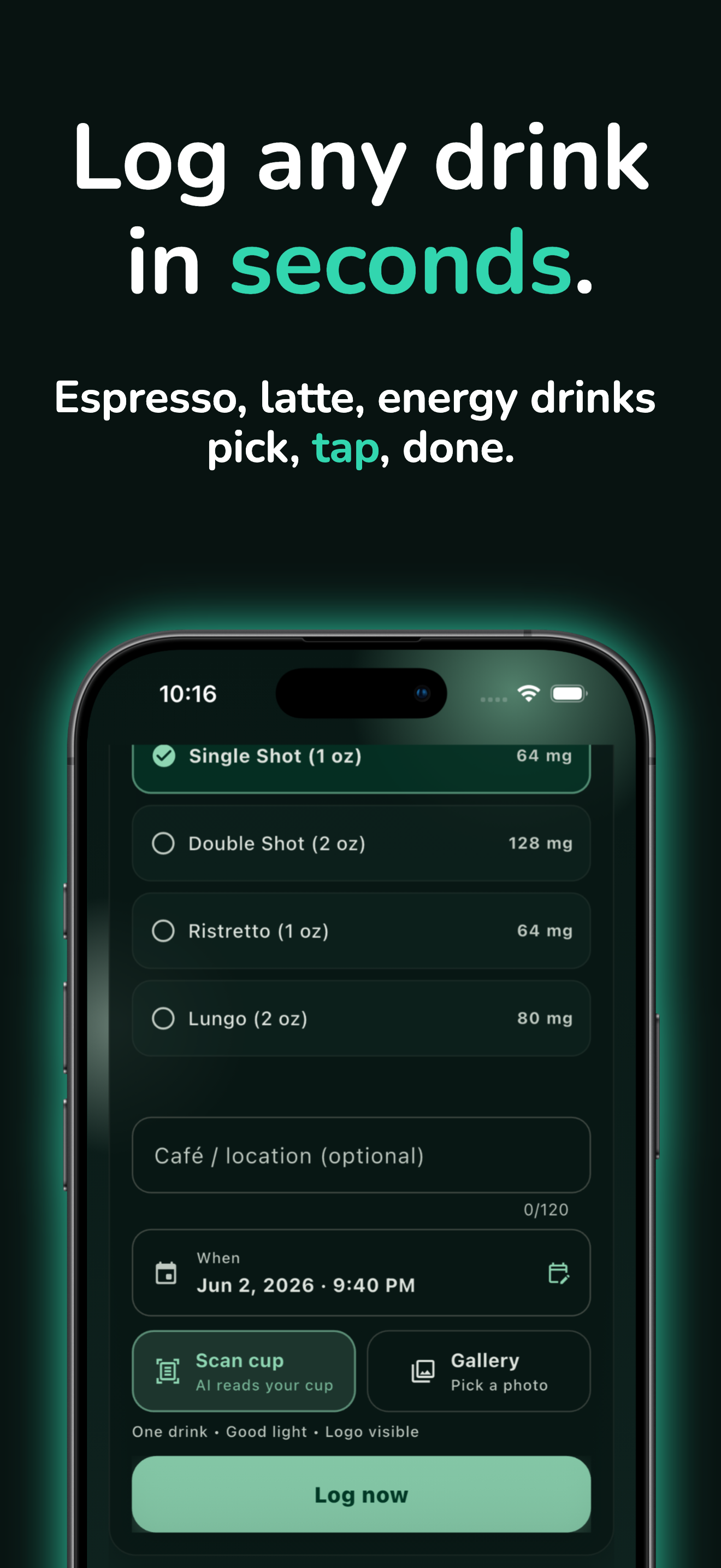 Cafflow - Caffeine & Sleep screenshot 4