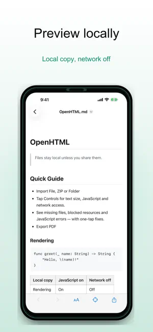 OpenHTML: HTML, PDF & Markdown screenshot 2