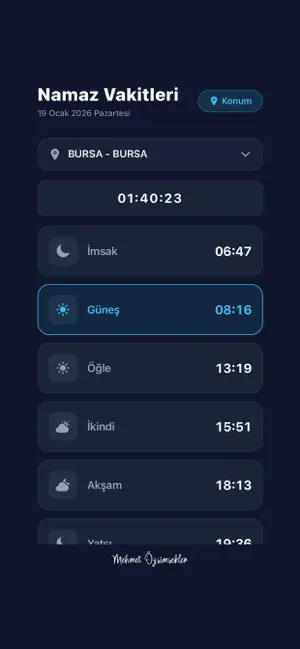 Namaz Vakitleri - Türkiye screenshot 3