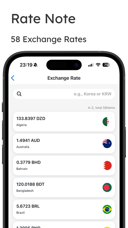 Rate Note - Real-time, Offline