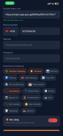 Tablio - Discover Venues Screenshot 5 of 10