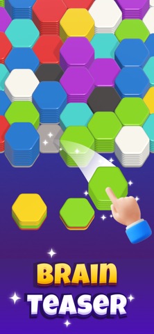 Hexa Sort: Color Puzzle Screenshot 1 of 4