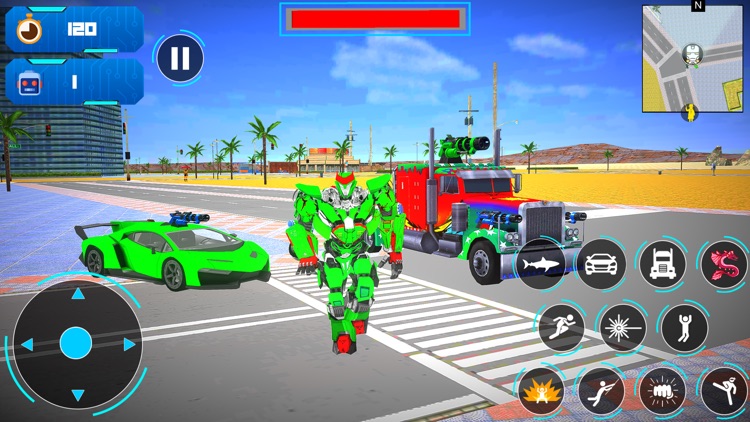 Real Shark Robot-Car Transform screenshot-3