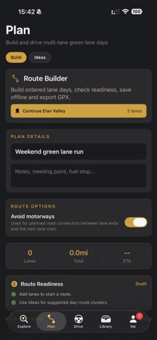 TrailUK iPhone screenshot 2