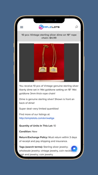 Simplelots Wholesale & Bulk Screenshot