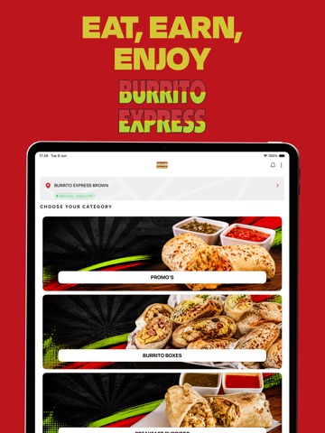 The Burrito Express iPad screenshot
