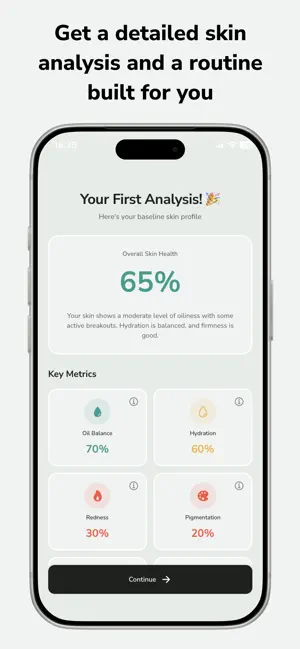 AI Skin Care Scanner: Suitone screenshot 1