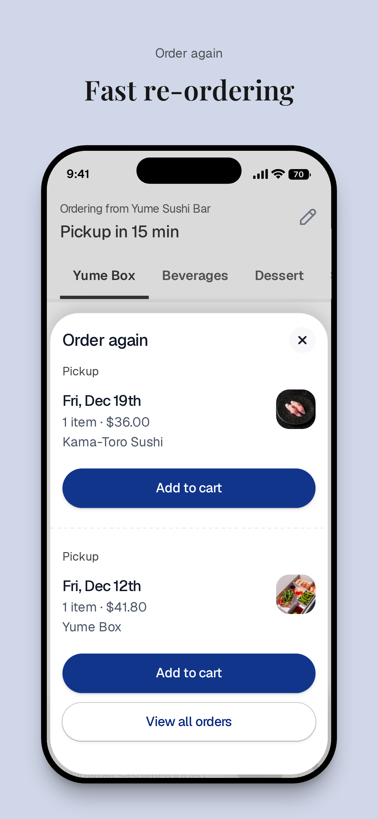 Yume Sushi Bar screenshot 4