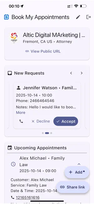 Book My Appointments screenshot 1