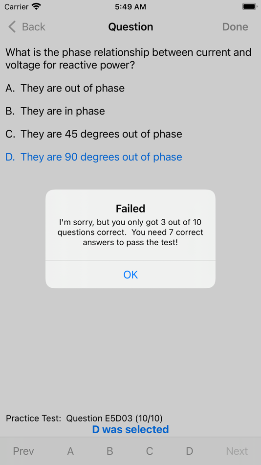 #4. HAM Test Prep Lite: Extra (iOS) 由: Patrick J Maloney LLC
