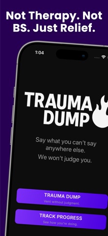 Trauma Dump: AI Therapy Screenshot 1 of 6