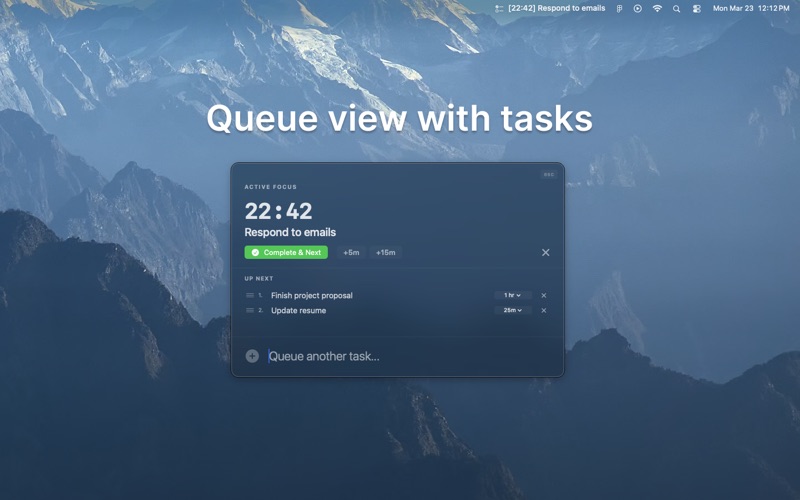 2DoBar screenshot