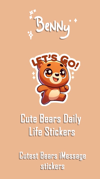 Benny the Bear, Cute Stickers