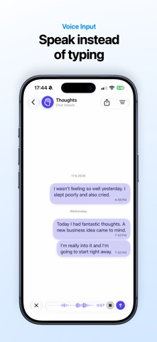 Thoughts – Message Yourself screenshot 3